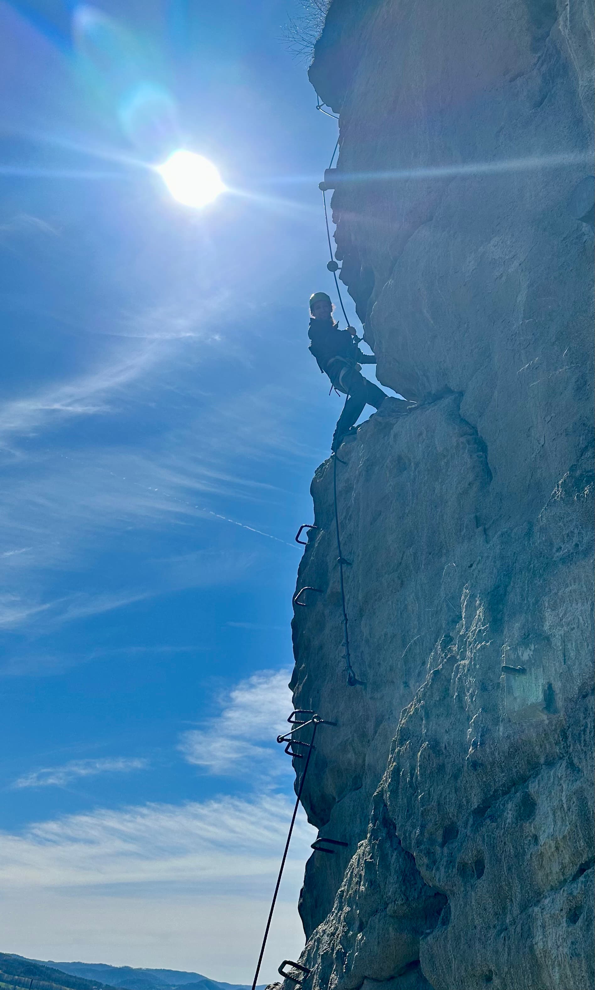 Felsklettern mit Kindern